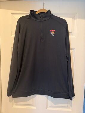 Florida Panthers Men's Black Swannies Golf Quarter-Zip Pullover